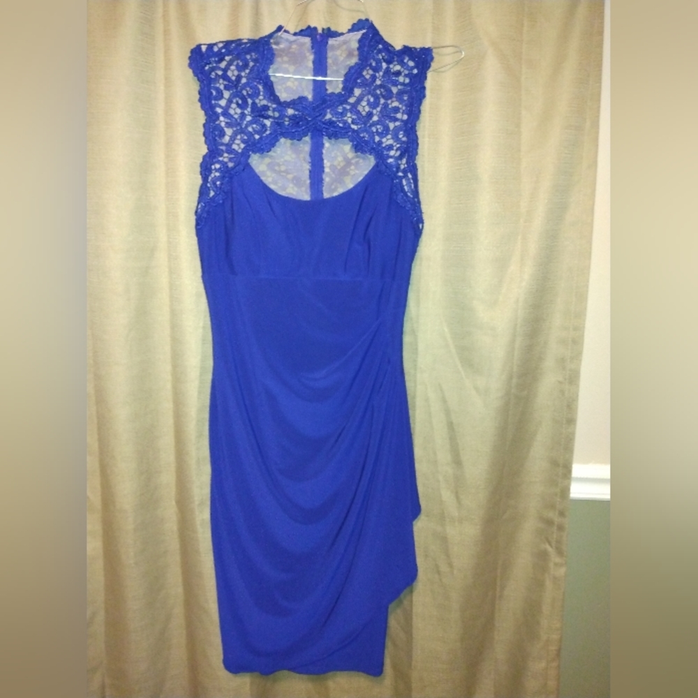 Royal blue cocktail dress by xscape